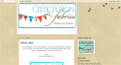 Desktop Screenshot of celticfusionfabrics.blogspot.com