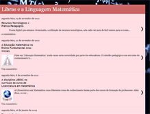 Tablet Screenshot of librasealinguagemmatematica.blogspot.com