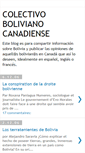 Mobile Screenshot of colectivobolivianocanadiense.blogspot.com