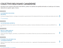 Tablet Screenshot of colectivobolivianocanadiense.blogspot.com