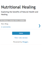 Mobile Screenshot of healingandnutrition.blogspot.com