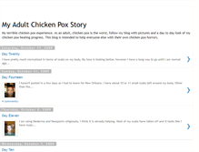 Tablet Screenshot of mychickenpoxstory.blogspot.com