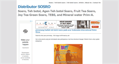 Desktop Screenshot of distributor-sosro.blogspot.com