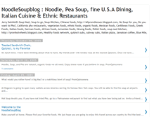 Tablet Screenshot of noodlesoupblog.blogspot.com