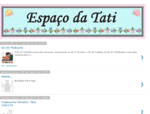 Tablet Screenshot of espacodatati1.blogspot.com