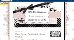 Desktop Screenshot of clbcelebrations.blogspot.com