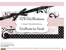 Tablet Screenshot of clbcelebrations.blogspot.com