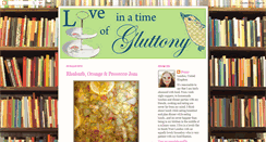 Desktop Screenshot of loveinatimeofgluttony.blogspot.com