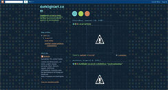 Desktop Screenshot of darklightart.blogspot.com