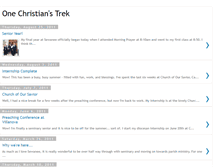 Tablet Screenshot of christiantrek.blogspot.com