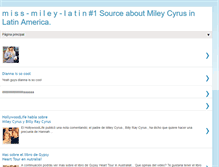 Tablet Screenshot of missmileylatin.blogspot.com