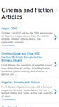 Mobile Screenshot of cinemaandfictionarticles.blogspot.com