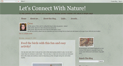 Desktop Screenshot of letsconnectwithnature.blogspot.com