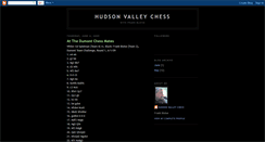 Desktop Screenshot of hudsonvalleychesswithfrankbloise.blogspot.com