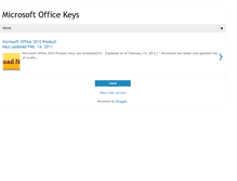 Tablet Screenshot of microsoftkey.blogspot.com