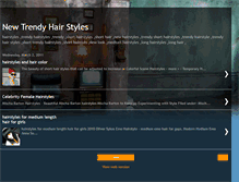 Tablet Screenshot of newtrendyhairstyles-ty.blogspot.com