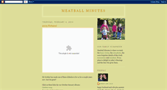 Desktop Screenshot of meatballminutes.blogspot.com