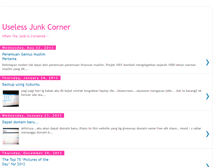 Tablet Screenshot of junk-corner.blogspot.com