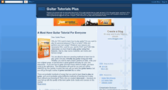 Desktop Screenshot of guitartutorialsplus.blogspot.com