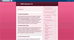 Desktop Screenshot of owsspanish.blogspot.com
