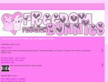 Tablet Screenshot of freedomfashionbunnies.blogspot.com