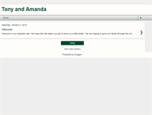 Tablet Screenshot of adoptiontonyandamanda.blogspot.com
