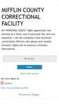 Mobile Screenshot of mifflincountyjail.blogspot.com