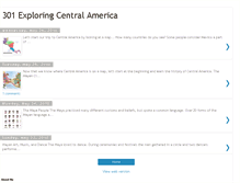 Tablet Screenshot of 301exploringcentralamerica.blogspot.com