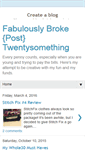 Mobile Screenshot of fabulouslybroketwentysomething.blogspot.com