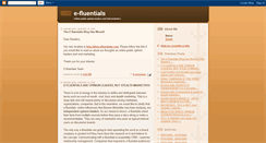 Desktop Screenshot of efluentials.blogspot.com