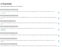 Tablet Screenshot of efluentials.blogspot.com