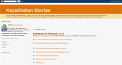 Desktop Screenshot of kazakhstanstories.blogspot.com