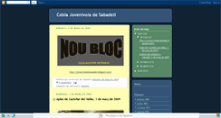 Desktop Screenshot of jovenivolasabadell.blogspot.com
