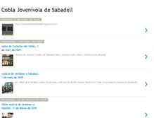 Tablet Screenshot of jovenivolasabadell.blogspot.com