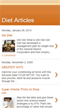 Mobile Screenshot of best-diet-articles.blogspot.com
