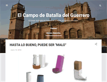 Tablet Screenshot of elcampodelguerrero.blogspot.com