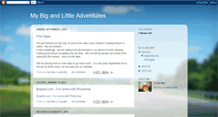 Desktop Screenshot of mybigandlittleadventures.blogspot.com