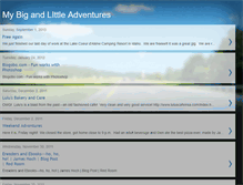 Tablet Screenshot of mybigandlittleadventures.blogspot.com