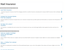 Tablet Screenshot of noelinsurance.blogspot.com