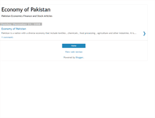 Tablet Screenshot of pakeconomics.blogspot.com