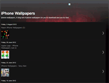 Tablet Screenshot of i-phone-wallpapers.blogspot.com