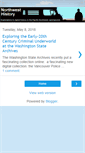 Mobile Screenshot of northwesthistory.blogspot.com