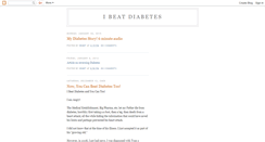 Desktop Screenshot of diabeticcures.blogspot.com