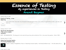 Tablet Screenshot of essenceoftesting.blogspot.com