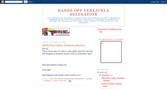 Desktop Screenshot of handsoffvenezuela.blogspot.com