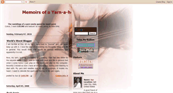 Desktop Screenshot of memoirsyarnaholic.blogspot.com