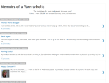 Tablet Screenshot of memoirsyarnaholic.blogspot.com