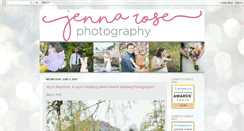 Desktop Screenshot of jennarosephotography.blogspot.com