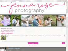 Tablet Screenshot of jennarosephotography.blogspot.com