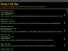 Tablet Screenshot of mysongotheday.blogspot.com